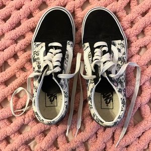 Floral vans